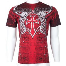 Xtreme Couture AFFLICTION Mens T-Shirt AFTERSHOCK Tattoo Biker MMA UFC